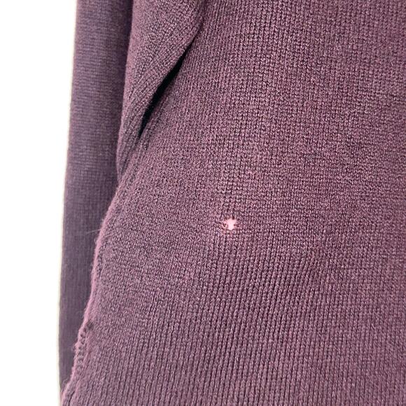 Robert Rodriguez 100% Cashmere Boat Neck Long Sleeve Purple Plum Sweater Size XS - Picture 13 of 13